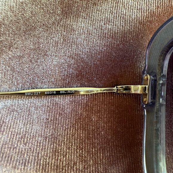 Miu Miu Purple Sunglasses with Gradient Lenses, unique frames